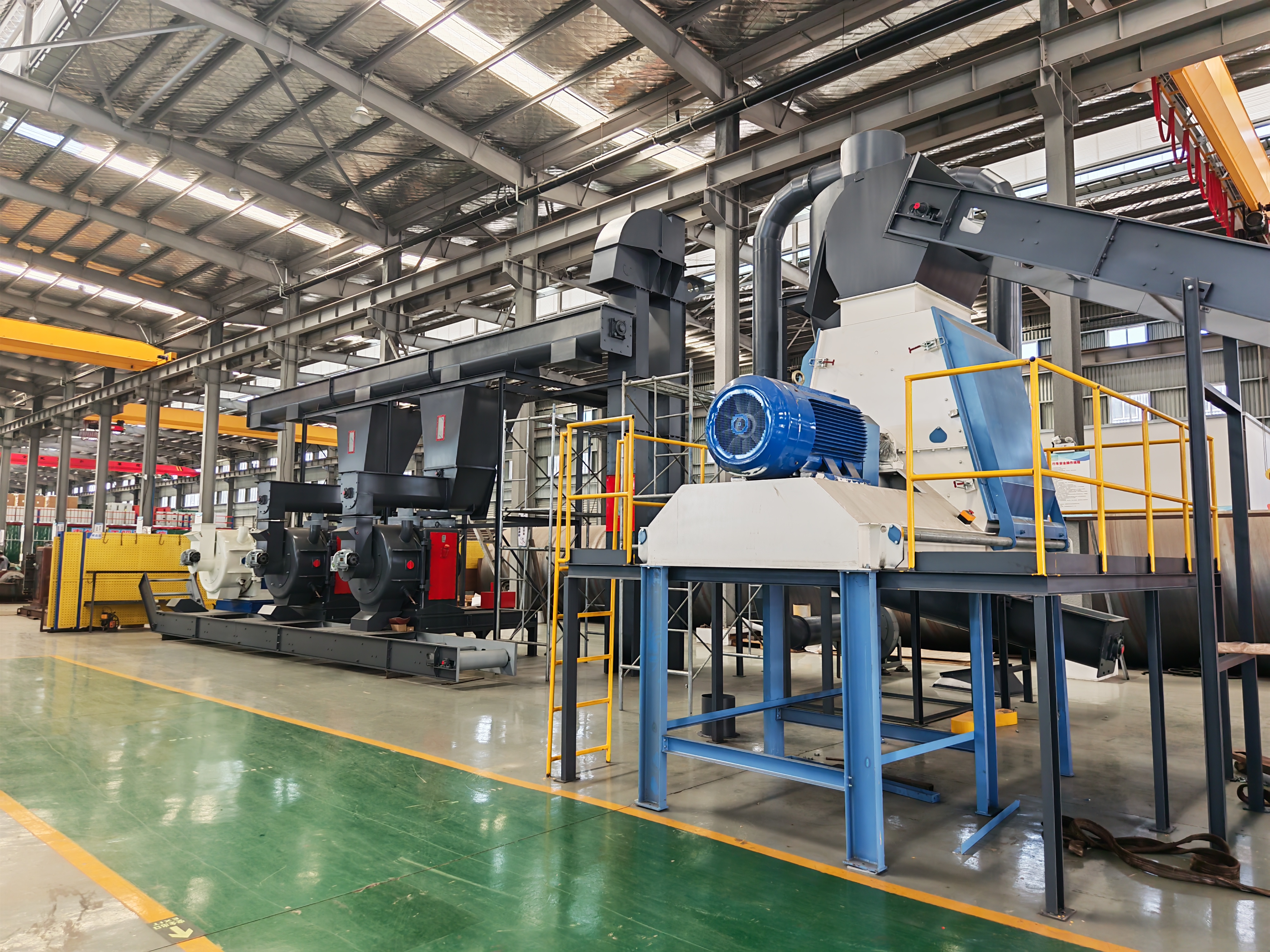 1-2 Tph Wood Pellet Production Line | Complete Pellet Plant 