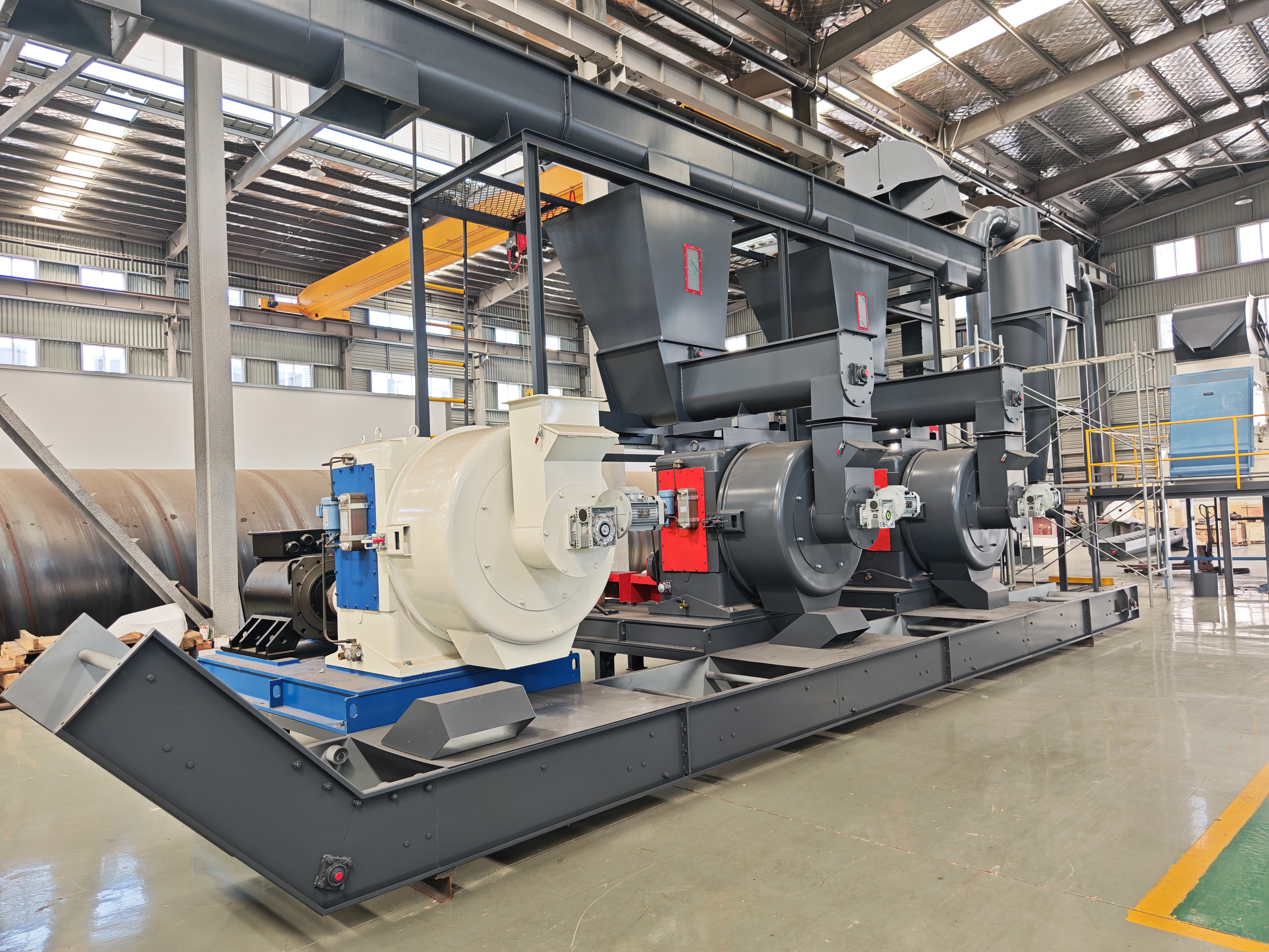 wood pellet line